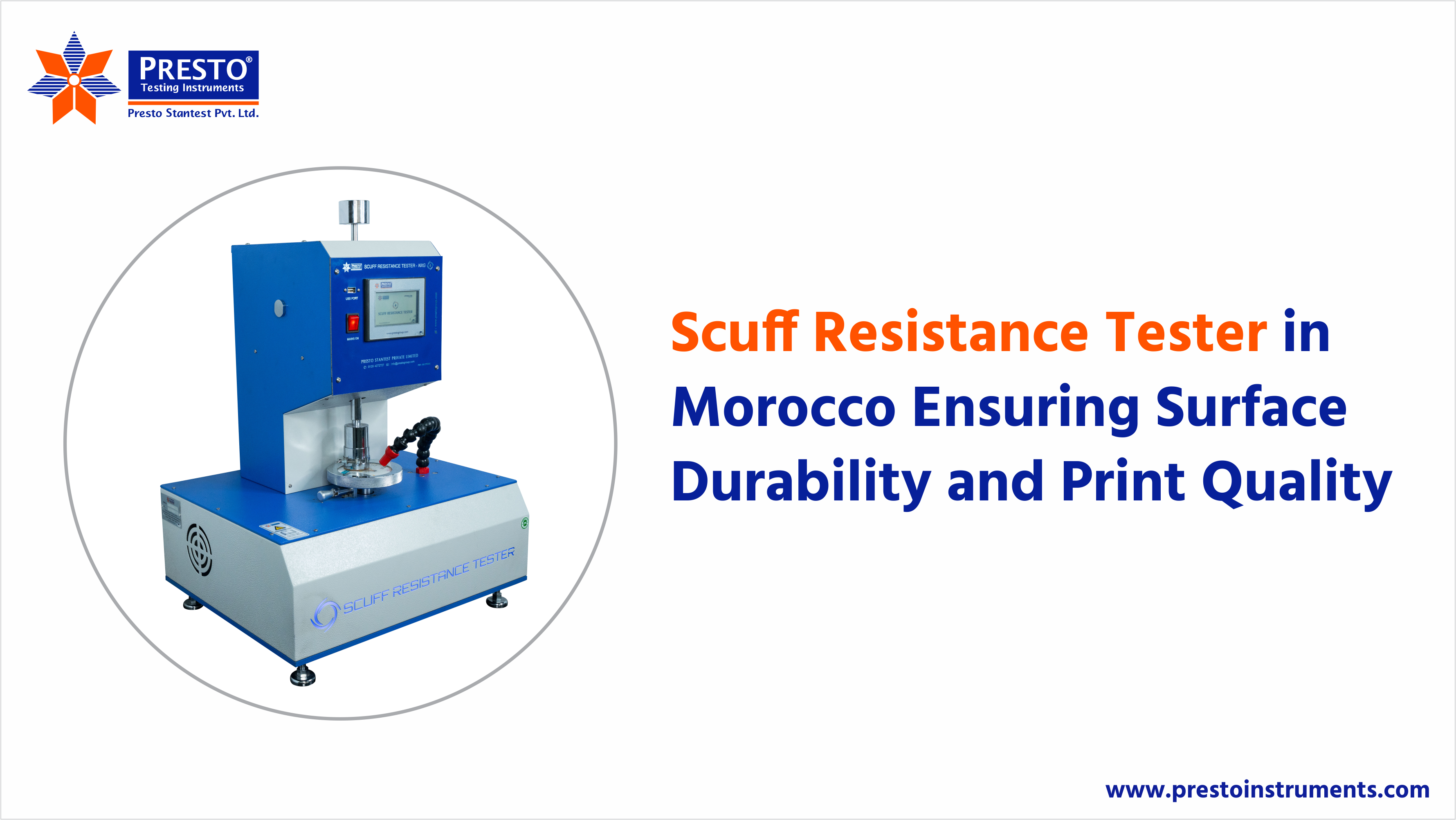 Scuff Resistance Tester in Morocco: Ensuring Surface Durability and Print Quality