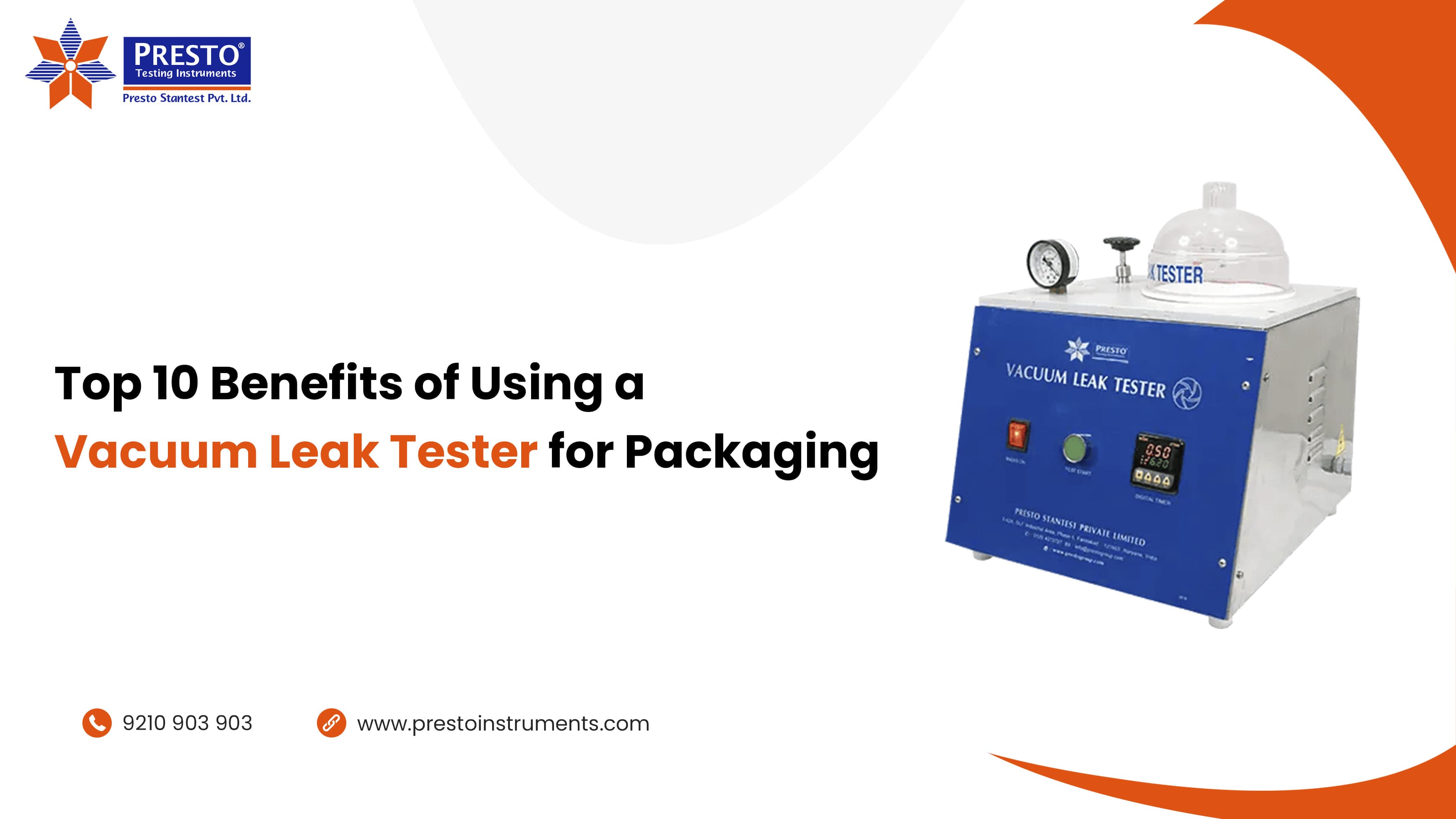 Top 10 Benefits of Using a Vacuum Leak Tester for Packaging