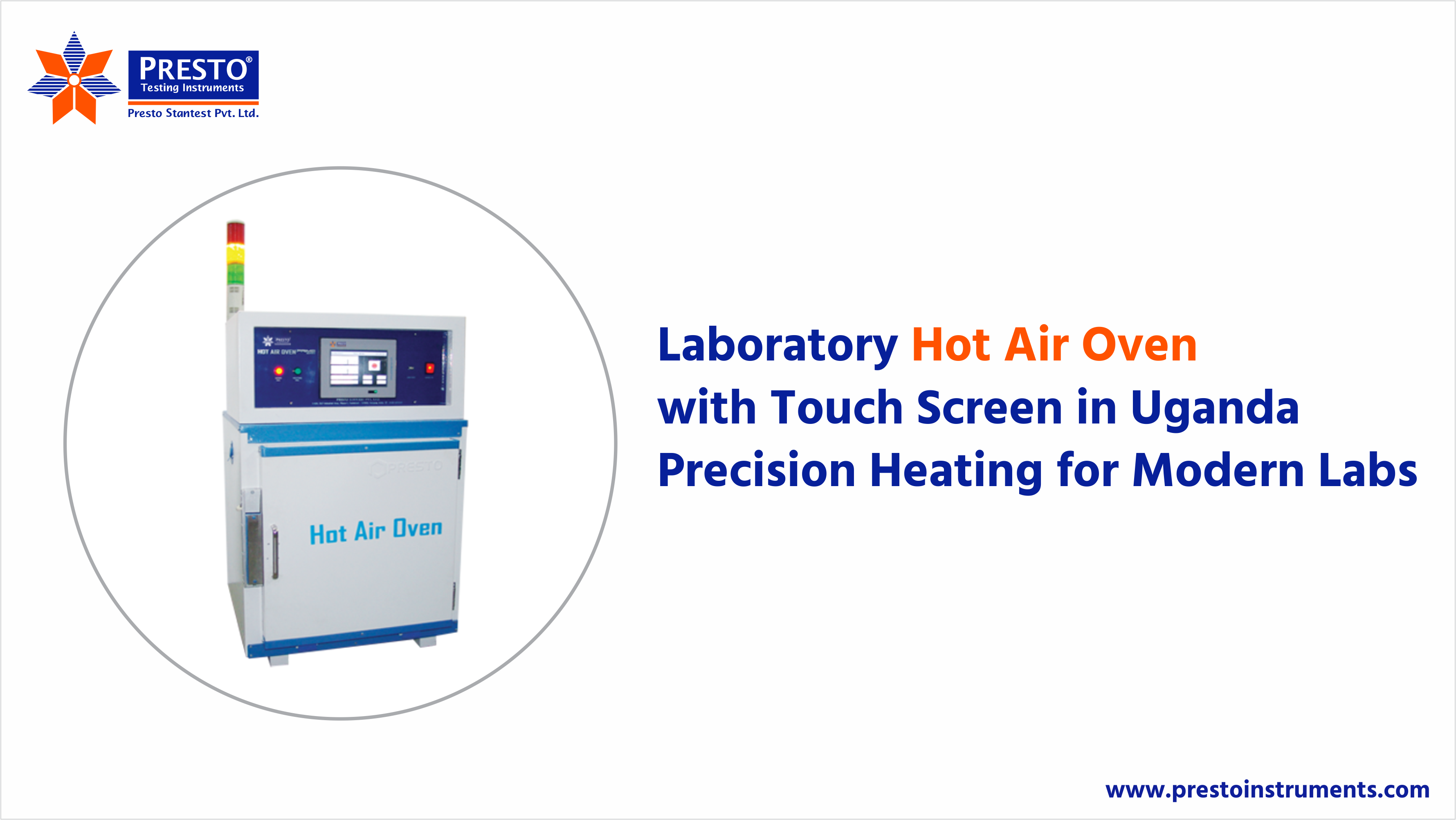 Laboratory Hot Air Oven with Touch Screen in Uganda: Precision Heating for Modern Labs