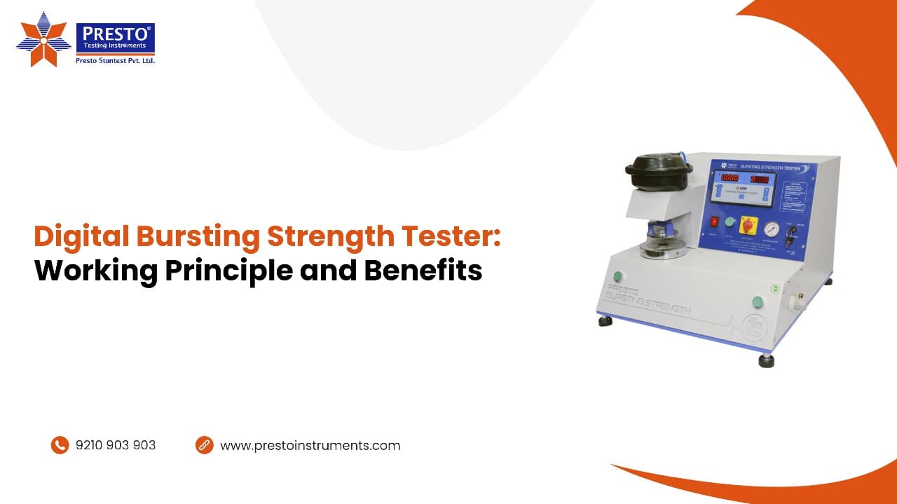Digital Bursting Strength Tester: Working Principle and Benefits