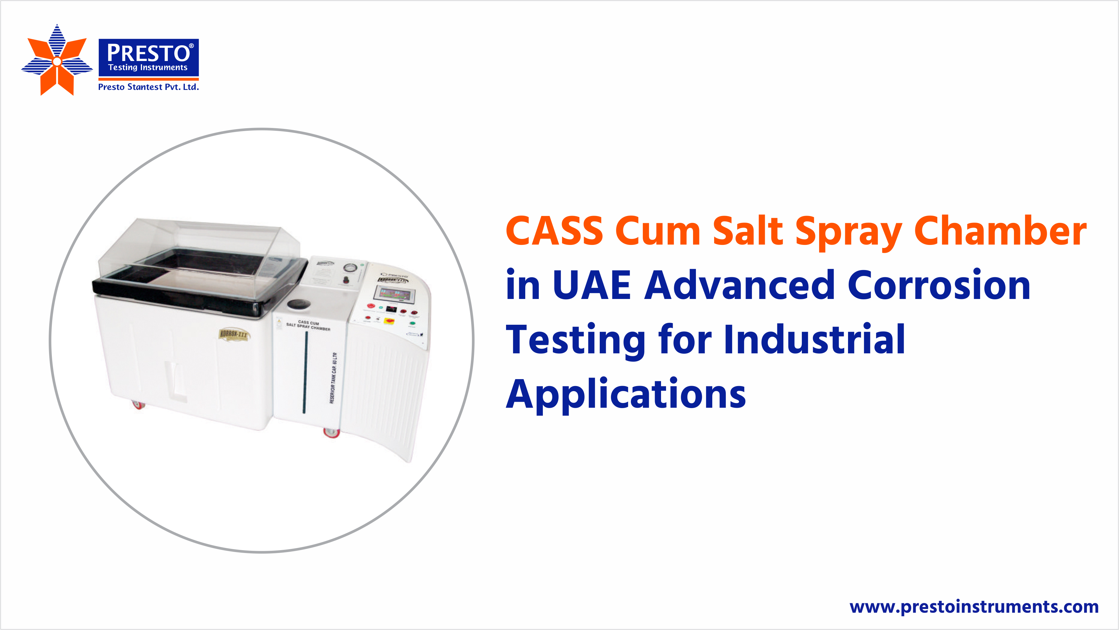 CASS Cum Salt Spray Chamber in UAE: Advanced Corrosion Testing for Industrial Applications