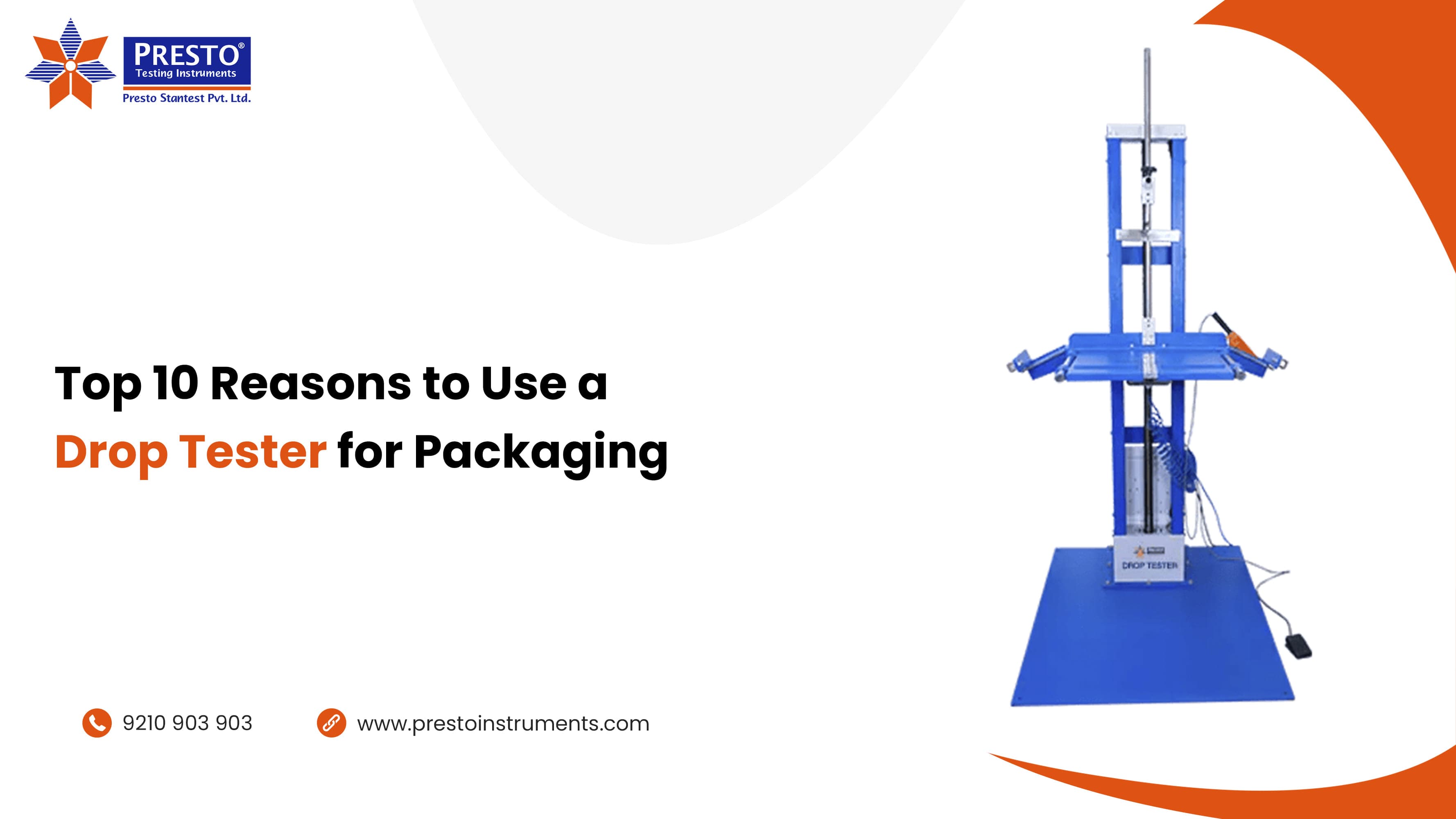 Top 10 Reasons to Use a Drop Tester for Packaging