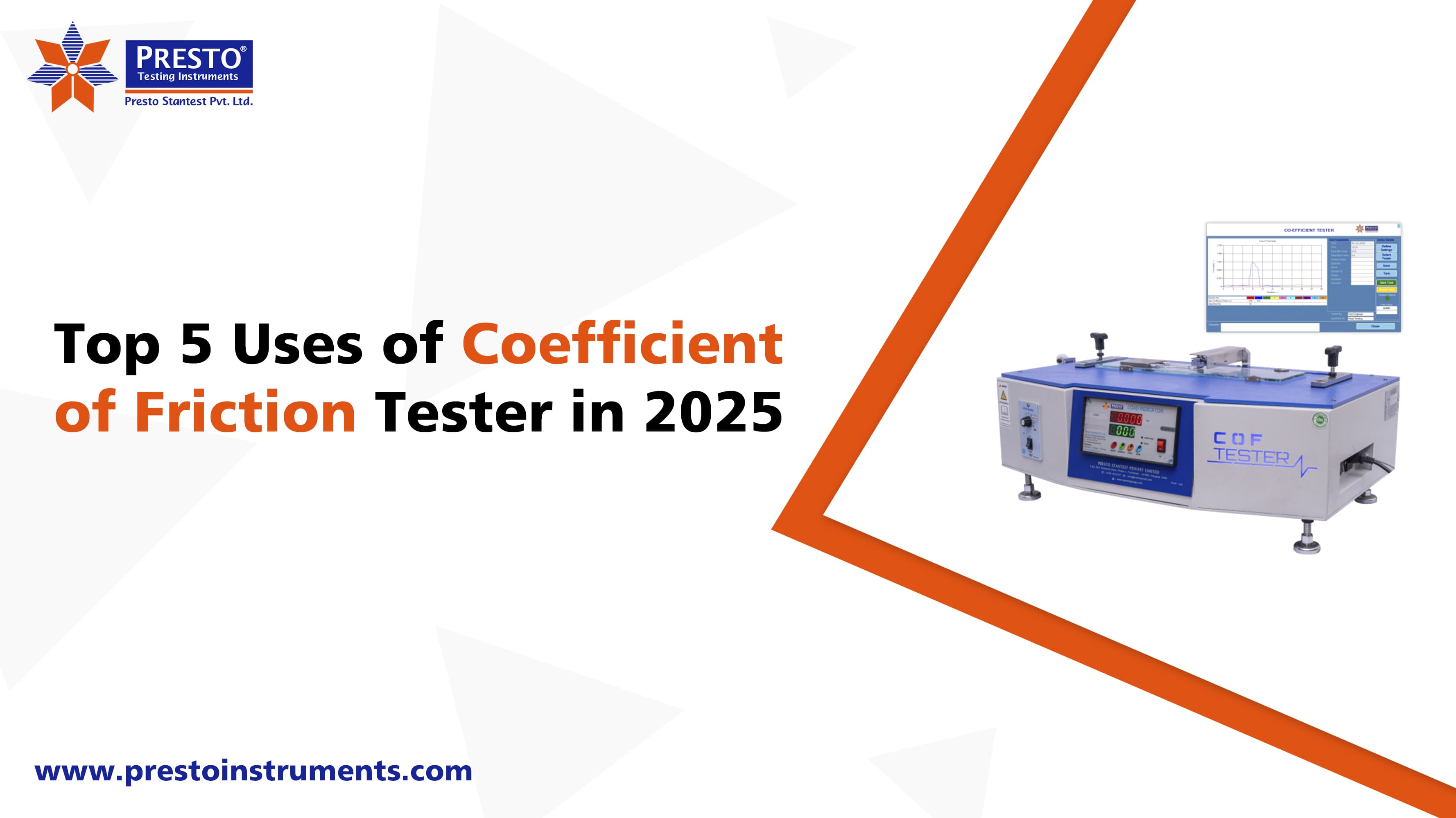Top 5 Uses of Coefficient of Friction Tester in 2025